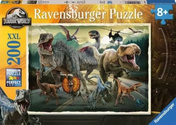 Ravensburger 12001058, 200 stykker, Dinosaurer, 8 år