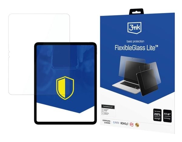 3MK FlexibleGlass Lite, Genomskinligt skärmskydd, 33 cm (13"), 6H, Folie, Glas, 1 styck