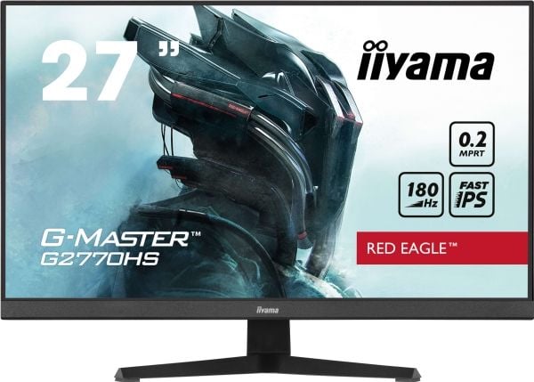 iiyama G-MASTER G2770HS-B1, 68,6 cm (27"), 1920 x 1080 piksler, Full HD, LCD, 0,2 ms, Svart