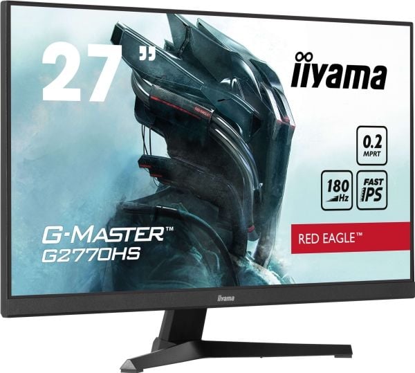 iiyama G-MASTER G2770HS-B1, 68,6 cm (27"), 1920 x 1080 piksler, Full HD, LCD, 0,2 ms, Svart