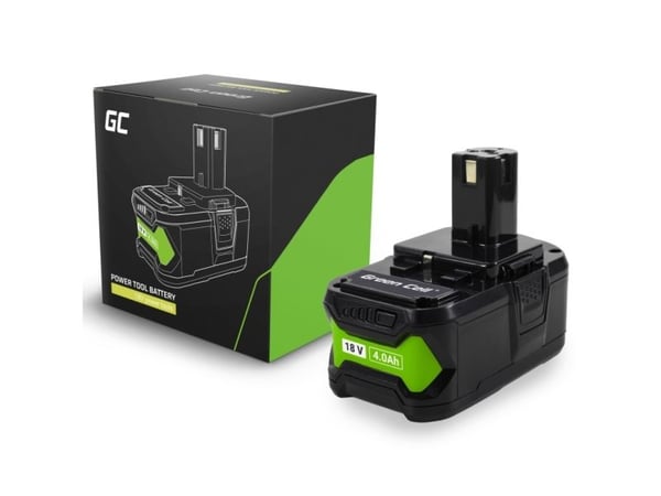 Green Cell Green Cell batteri for Ryobi ONE+ elverktøy 18V 4Ah erstatningsbatteri RB18L40