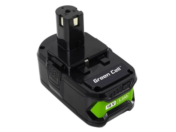 Green Cell batteri for Ryobi ONE+ elverktøy 18V 5Ah erstatningsbatteri RB18L50