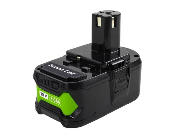 Green Cell batteri for Ryobi ONE+ elverktøy 18V 5Ah erstatningsbatteri RB18L50
