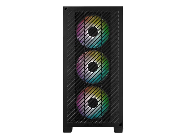 Cooler Master Elite 301 - MT - micro ATX - sidepanel med vindu (herdet glass) - ingen strømforsyning (ATX) - svart - USB/lyd