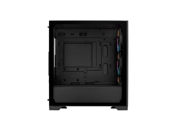 Cooler Master Elite 301 - MT - micro ATX - sidepanel med vindu (herdet glass) - ingen strømforsyning (ATX) - svart - USB/lyd