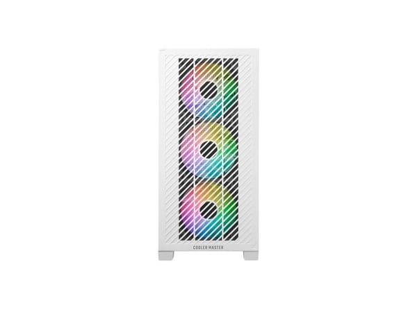 Cooler Master Elite 301 - MT - micro ATX - sidepanel med vindu (herdet glass) - ingen strømforsyning (ATX) - hvit - USB/lyd