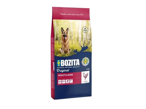 Bozita 41232, Voksen, Alle hunderaser, Kylling, 12 kg Bozita 41232, Voksen, Alle hunderaser, Kylling, 12 kg