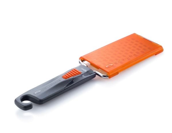 GSI Outdoors 74128, Flat rake, Grå, Oransje, Polykarbonat (PC), Silikon, Rustfritt stål, Plast, Opphengskrok, 182 mm