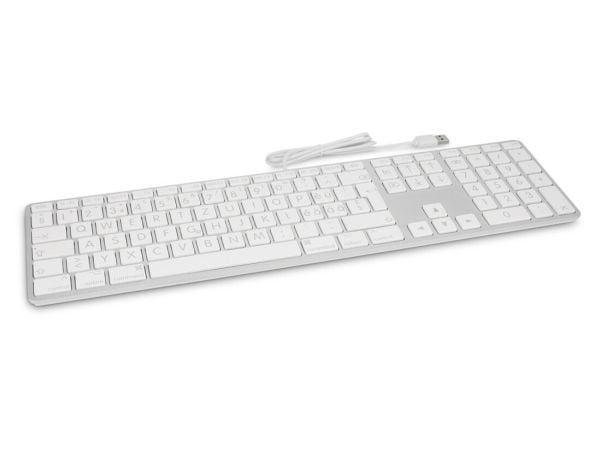 LMP 24209, Täysikokoinen (100 %), USB, QWERTY, Hopea