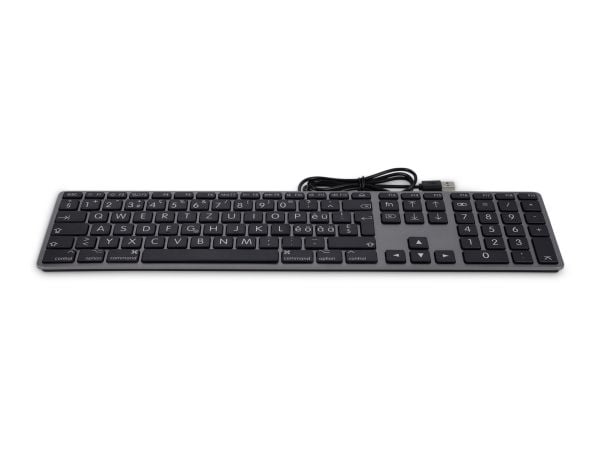LMP 24272, Täysikokoinen (100 %), USB, AZERTY, Harmaa