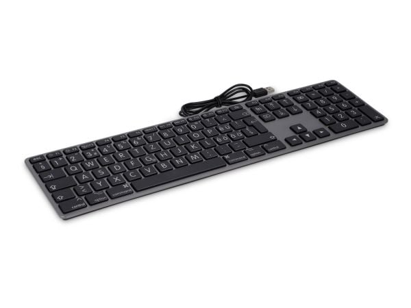 LMP 24272, Täysikokoinen (100 %), USB, AZERTY, Harmaa