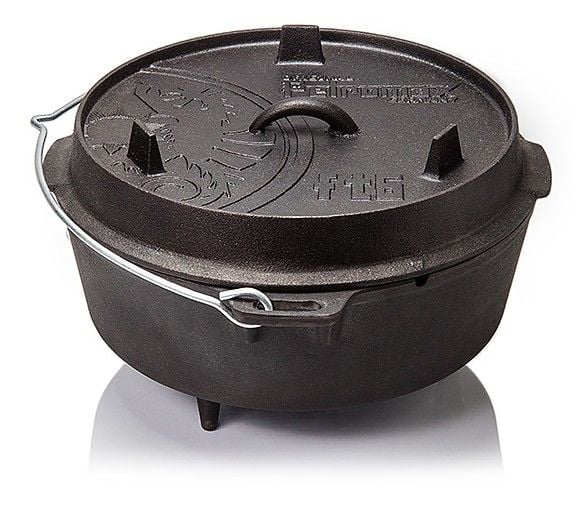 Petromax FT12, 14 l, Rund, Støpejern, Sort