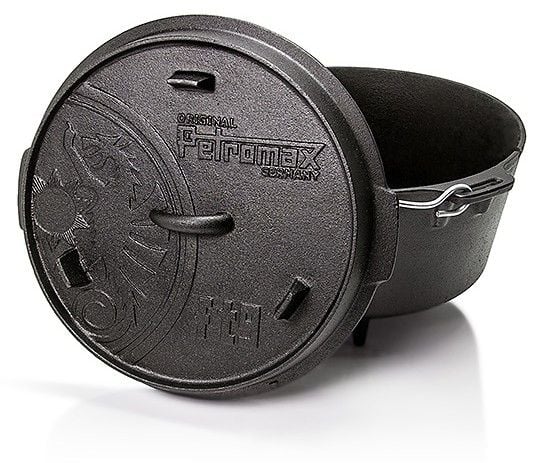 Petromax FT12, 14 l, Rund, Støpejern, Sort