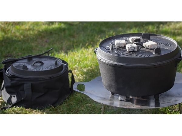 Petromax FT12, 14 l, Rund, Støpejern, Sort