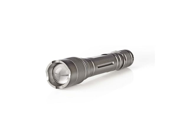 Nedis LTRH3WGY, Lommelykt, Grå, Aluminium, Knapper, IPX5, LED