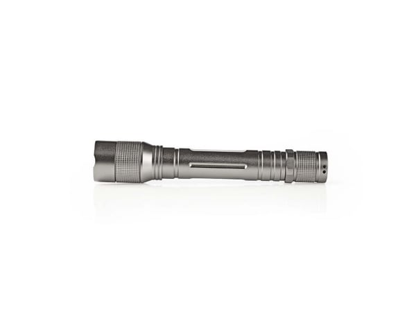 Nedis LTRH3WGY, Lommelykt, Grå, Aluminium, Knapper, IPX5, LED