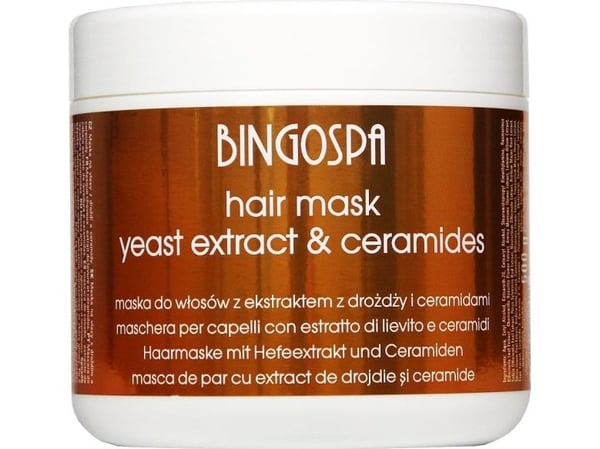 BINGO SPA hårmaske med gjæreks trakt og ceramider 500 ml