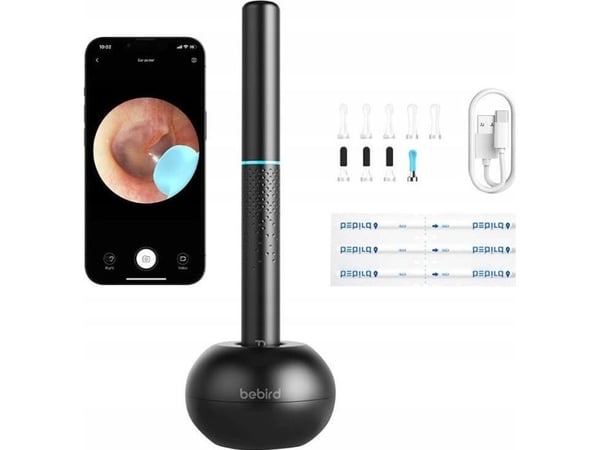 Bebird M9 S Smart Visual öronrengöringsstav (svart)