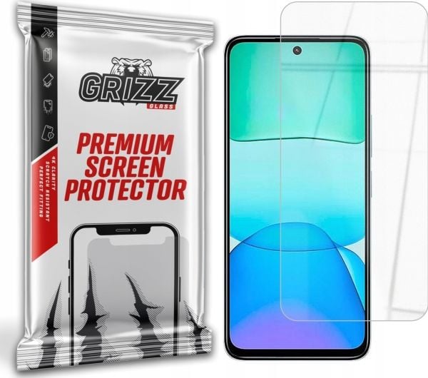 GrizzGlass Szklo hybrydowe GrizzGlass HybridGlass do Xiaomi Redmi 13