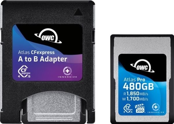 OWC Atlas Pro - Flash-minneskort - 480 GB - CFexpress 4.0 Typ A - TAA-kompatibel