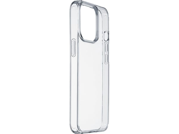 Cellularline Clear Strong - iPhone 15 Pro-etui med antimikrobiell beskyttelse (klar)