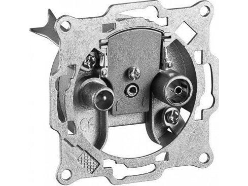 Wentronic Goobay 2-reikäinen antennin läpivientiliitäntä - 10 dB läpivientivaimennus (67044)