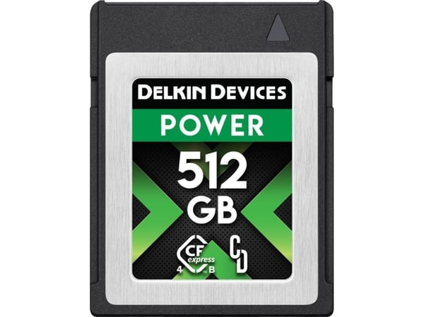 Minnekort Delkin CFexpress 4.0 Power R3650/W3240/SW820 512GB