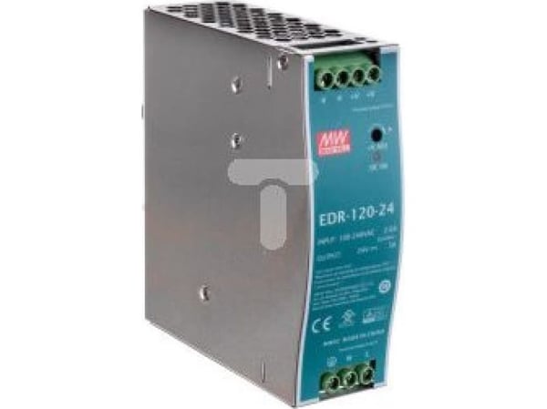 Mean Well Kytkentätoiminen virtalähde 12VDC 10A 120W EDR-120-12