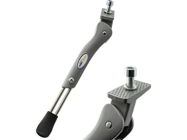 Atran Velo Podpórka centralna Atranvelo Stylo, regulowana 24"-28", E-Bike, śruba 25mm, srebrna Atran Velo Podpórka centralna Atranvelo Stylo, regulowana 24"-28", E-Bike, śruba 25mm, srebrna