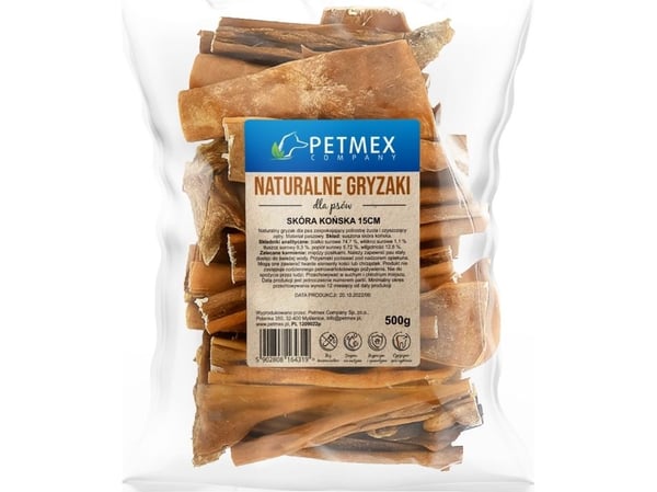 PETMEX Horse skin - tyggeben til hund - 500g