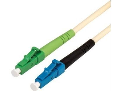 TRITON VALUE 9/125um fiberoptisk kabel, LC UPC / LC APC, simplex, elfenben, 10 m