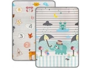 Milly Mally skummatte som kan rulles sammen, barn "Digits and Elephant"