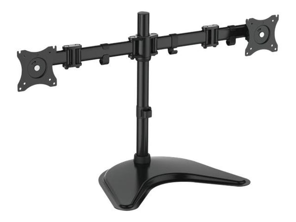 SBOX LCD-F024 - Stativ - for 2 LCD-skjermer - stål - svart - skjermstørrelse: 13"-27"