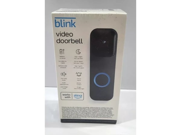 Blink B08SG2QTZS, Musta, Langaton, 2,4 GHz, 802.11b, 802.11g, Wi-Fi 4 (802.11n), AC, Akku, 100 - 220 V