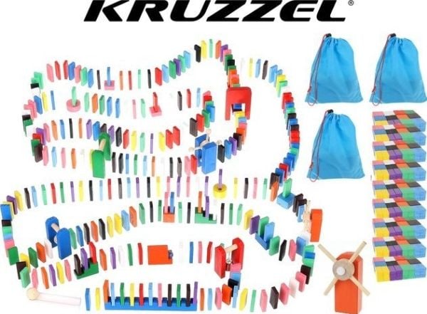Kruzzel Domino puupalikat - palapeli Kruzzel Domino puupalikat - palapeli