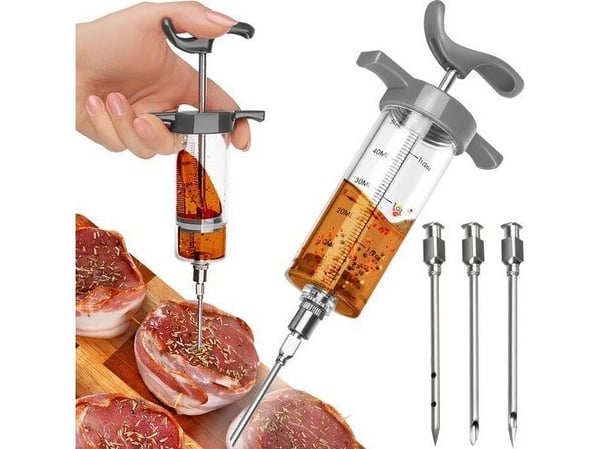Ruhhy sprut för kött + 3 nålar Ruhhy 23055