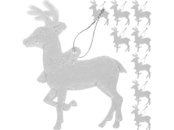 Ruhhy juledekorasjoner – reinsdyr 9 stk Ruhhy 22517