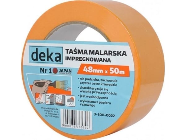 Deka impregneret malerull/malebånd 48 mm x 50 m (Tamy klejce)