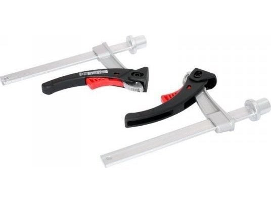 Bessey sett med klemmer/trykktenger til bord, multifunksjonelt
