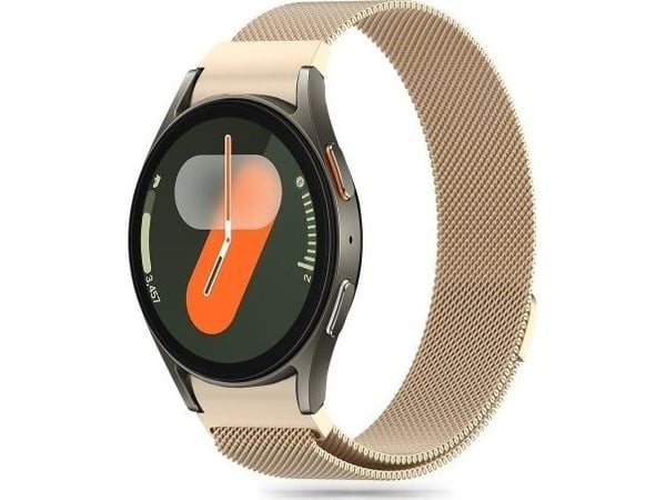 Tech-Protect Milanese-rem till Samsung Galaxy Watch 4/5/5 Pro/6/7/FE Starlight