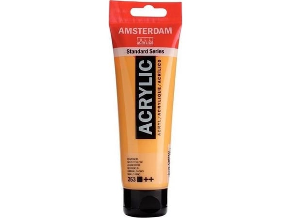 Amsterdam Standard Series akrylrör - Gold Yellow 253