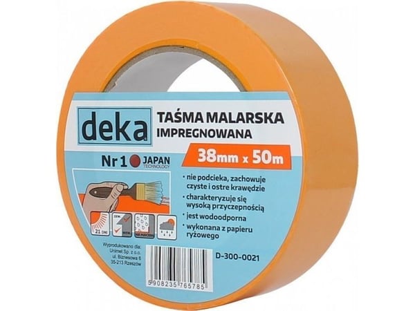 Deka malertape impregnert 38 mm x 50 m