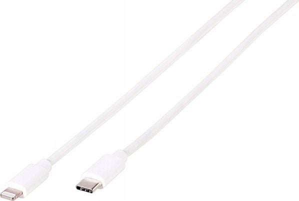 Vivanco CC UC L 10, 1 m, Lightning, USB C, Naaras, Uros, Valkoinen