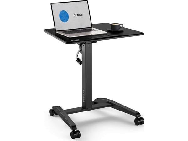 mobil skrivebord Svart 70 cm x 52 cm svart
