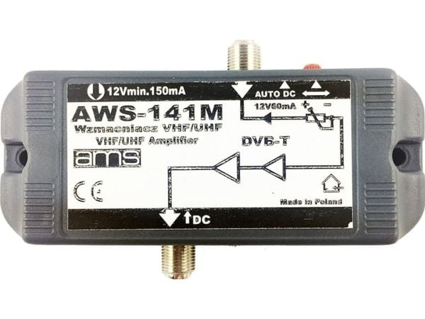 RTV-antenne AMS Intern antenneforsterker (AWS-141M)