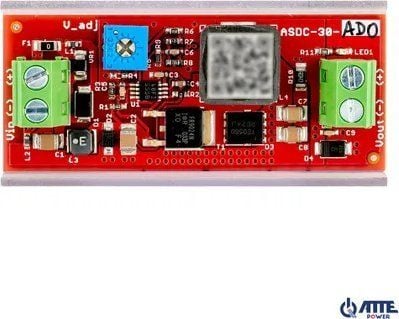 TRITON-jännitteen säätöinen alaslaskumuunnin 3...12V ATTE ASDC-30-AD0-OF
