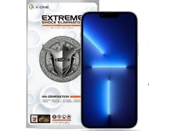 X-One Protektor LCD X-ONE Extreme Shock Eliminator 4:e gen. matt - för iPhone 13 Pro Max/14 Plus