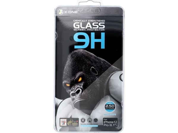 X-One Herdet glass X-ONE Full Cover Extra Strong Matt - for iPhone 13 Pro Max/14 Plus (hellim) svart
