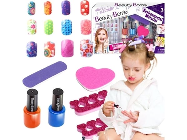 ProNice Nail Maker Stickers og Fresemaskin Nail Tips Glitter