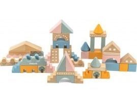 Viga Toys Viga PolarB puiset kaupunkipalikat 50 kpl Montessori-palikat